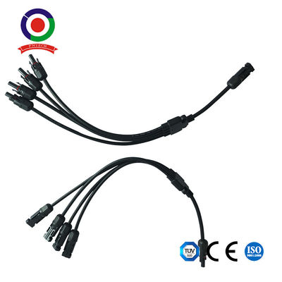 Solar Panel Y Branch Cable Splitter Waterproof Adapter Connector Extension 1 Pair